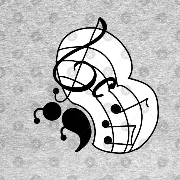 Musical Wings Semicolon Butterfly by birdiestreasuretrove